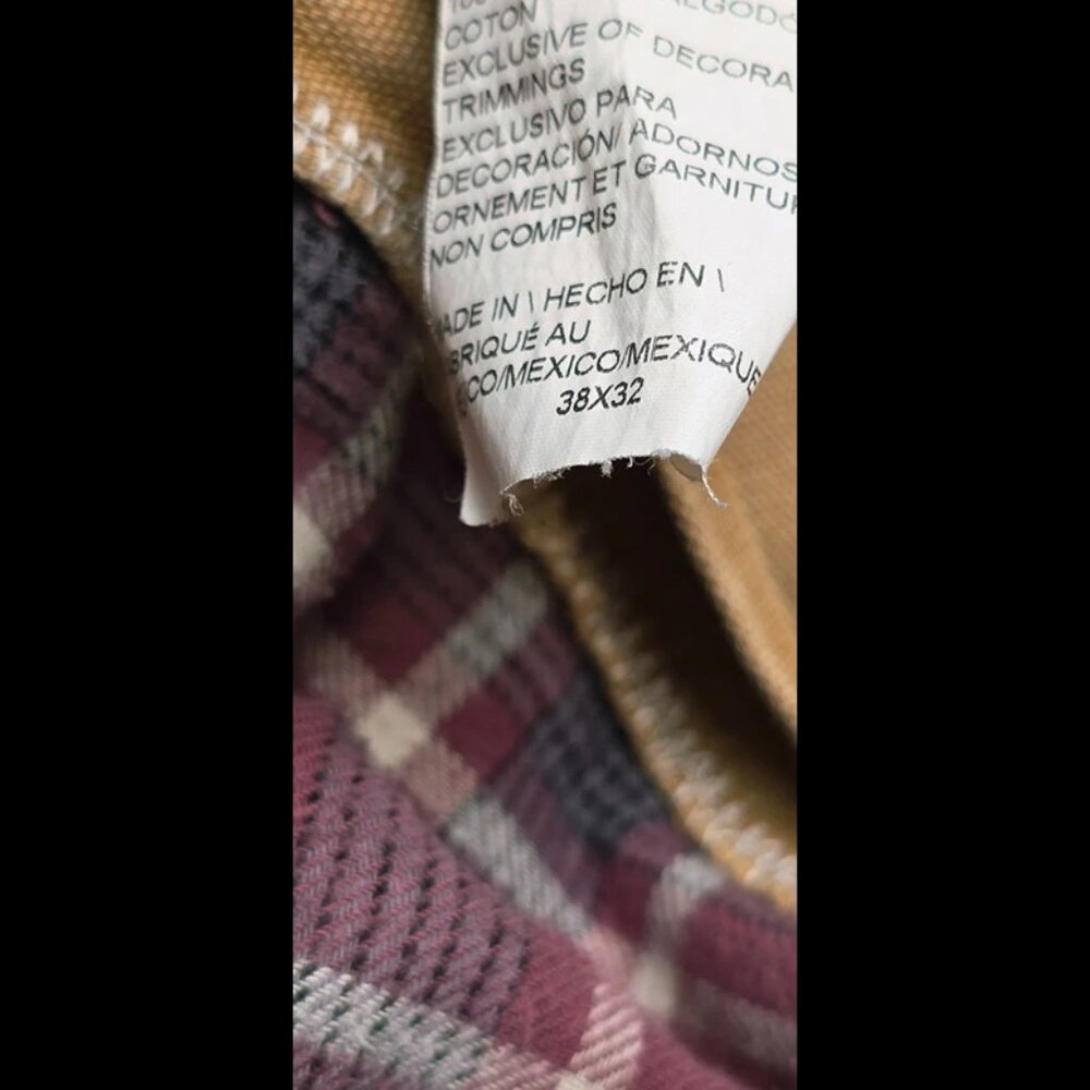 Dickies Carpenter Pants Mens 38x32 Brown W416FID Relaxed Straight Fit Workwear‎ - Picture 15 of 16